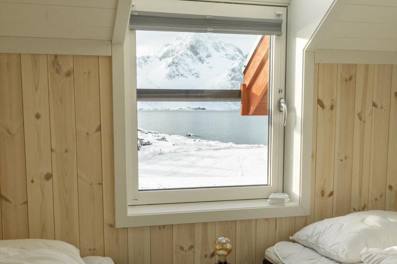 Brand New Nappstraumen Seaview Cabin Vila Gravdal  Exterior foto